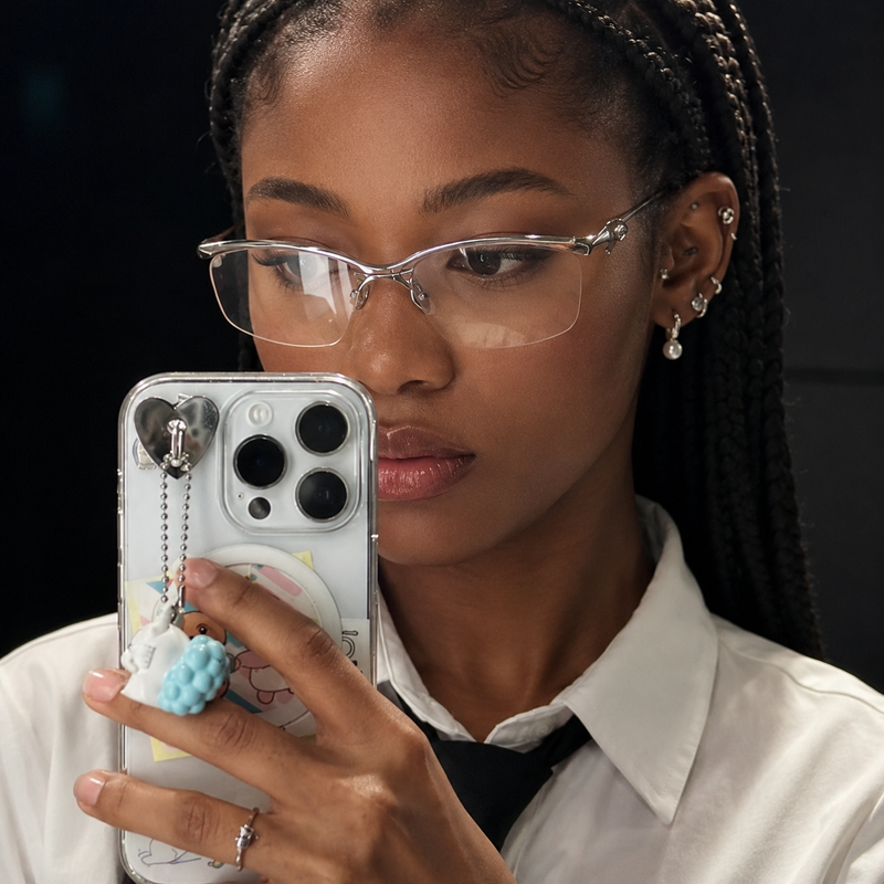 Women GM Style Rimless Glasses | Titanium Eyewear