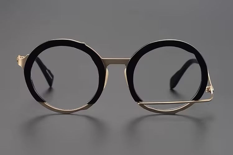 Prescription Glasses | Retro Double Layer Round Optical Frames