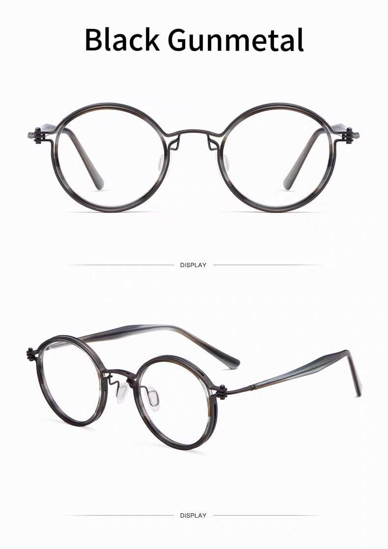 Vintage Round Prescription Reading Glasses