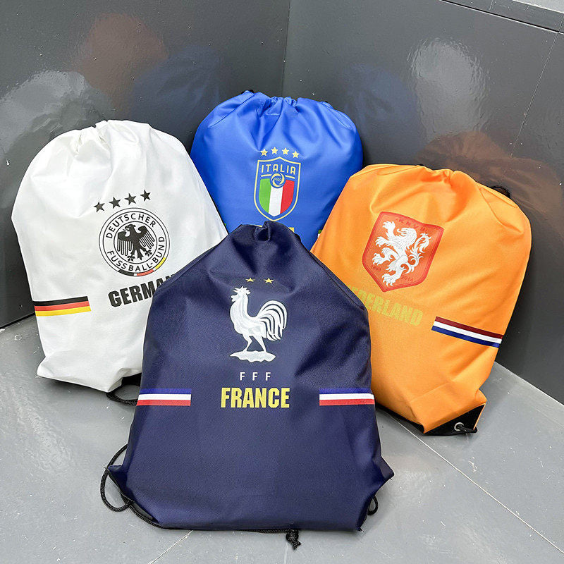 2026 World Cup Team Drawstring Backpack Fan Gym Cinch Bag