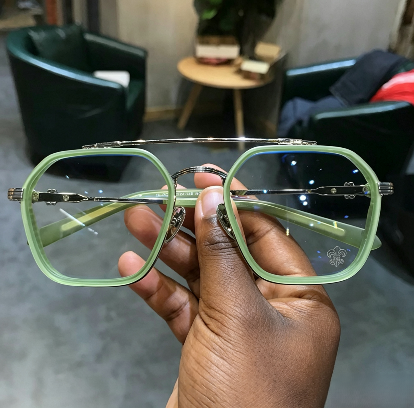 Prescription Glasses, Double Bridge Square Optical Frames