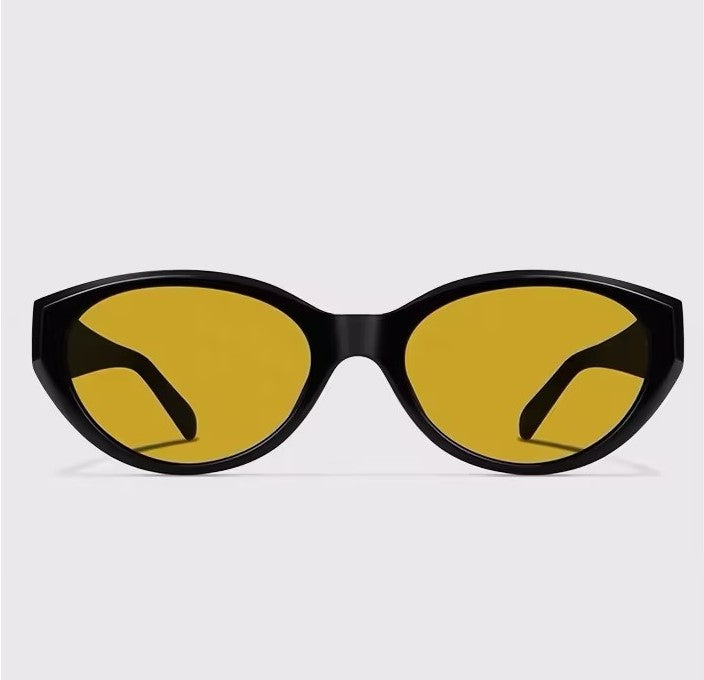 Prescription Sunglasses, Vintage Cat Eye Wood Grain Frames