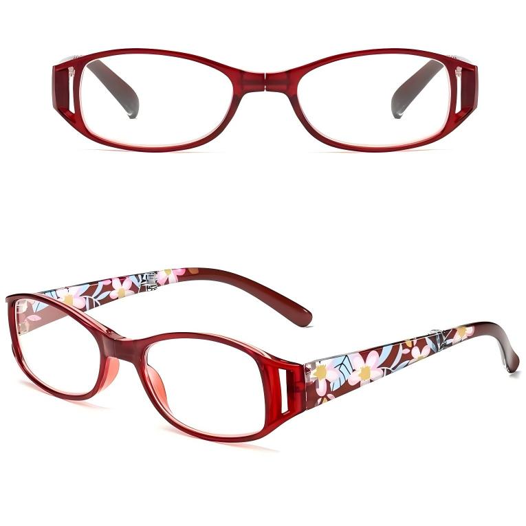 Prescription Reading Glasses, Folding Portable Blue Light Blocking Frame