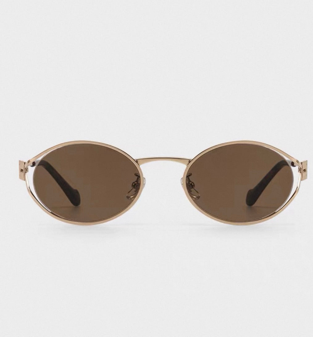Prescription Sunglasses, Vintage Oval Metal
