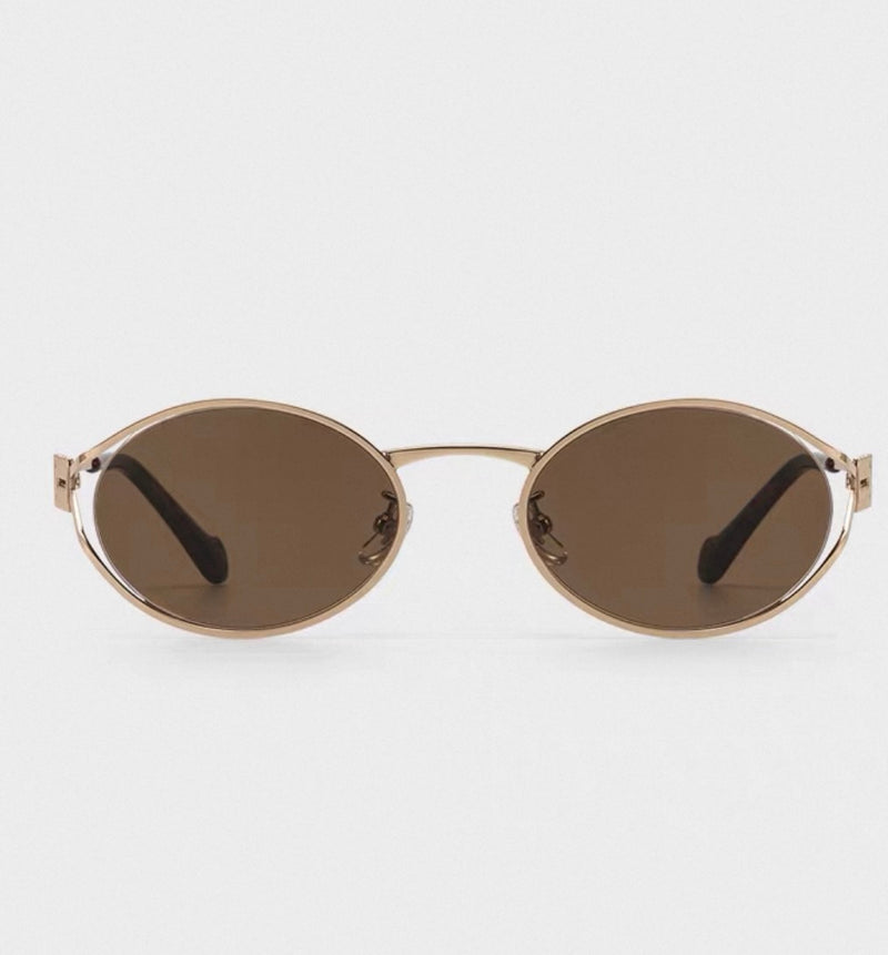 Prescription Sunglasses, Vintage Oval Metal