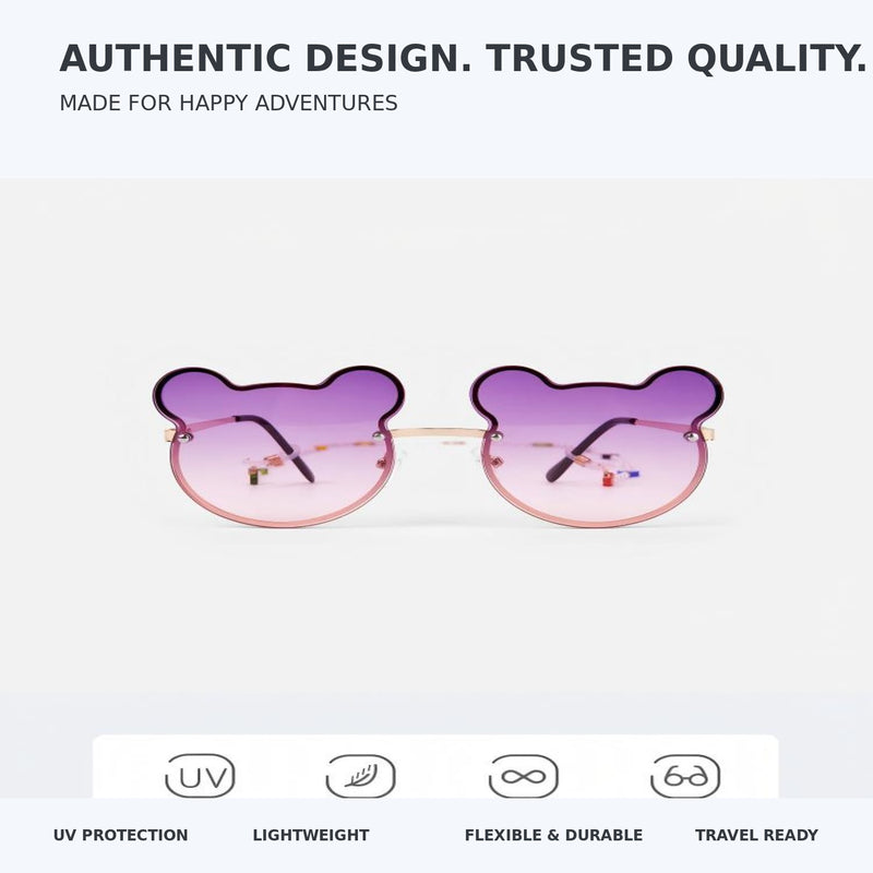Kids Sunglasses, Lightweight UV400 Fashion Protective Frame