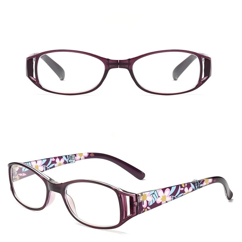 Prescription Reading Glasses, Folding Portable Blue Light Blocking Frame