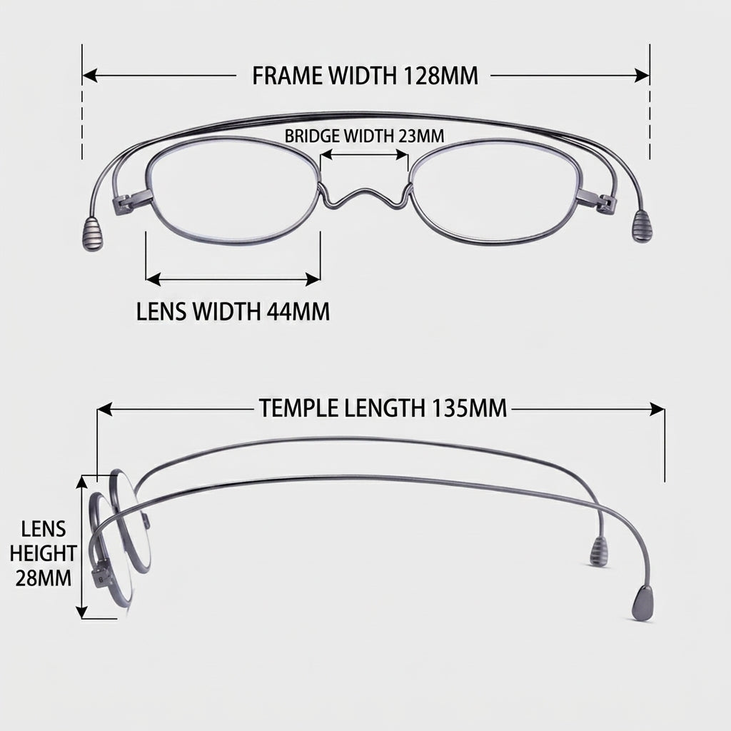 Ultra Thin Anti Blue Light Prescription Reading Glasses