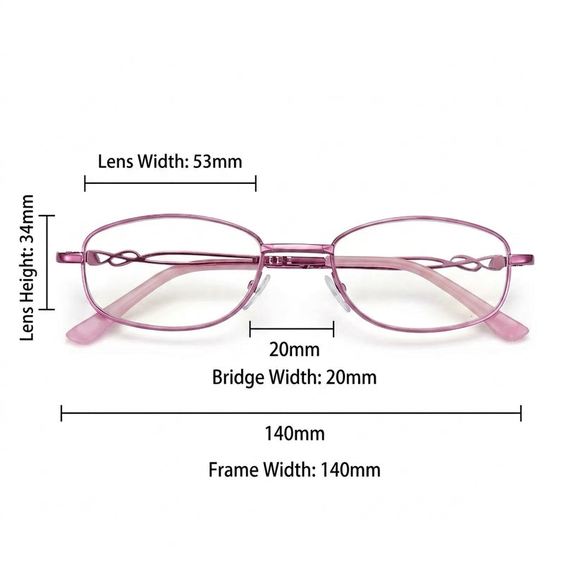 Foldable Lightweight Prescription Reading Glasses For Seniors