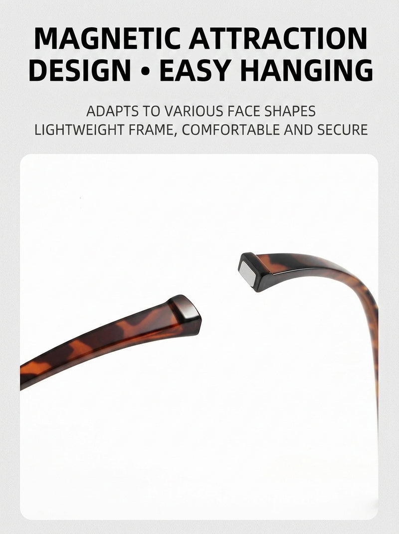 Magnetic Hanging Neck Oval Prescription Reading Glasses