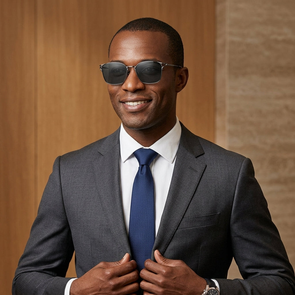 Prescription Glasses｜Photochromic Lenses, 3 Metal Frame Colors Optional
