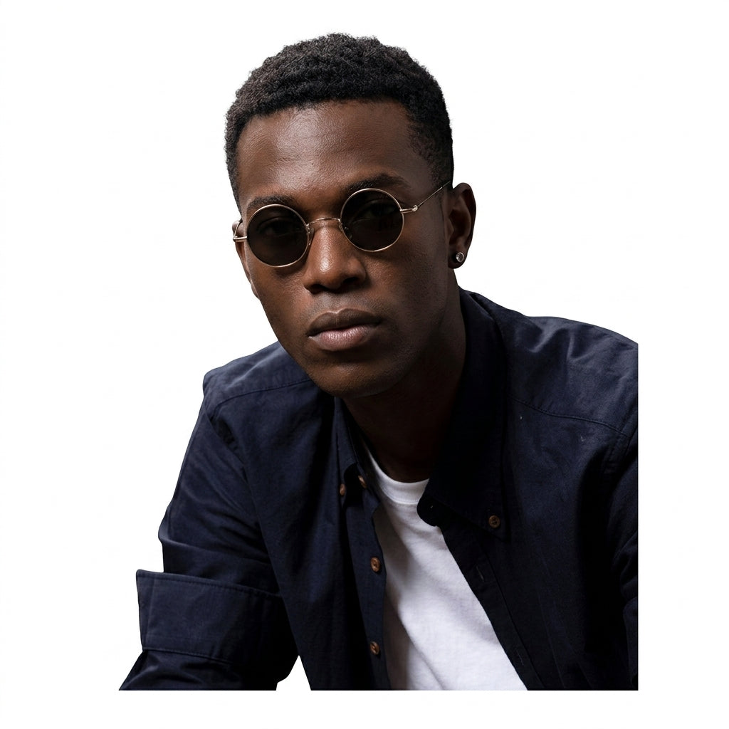 Prescription Sunglasses｜Retro Round Metal, Multiple Frame & Lens Color Options