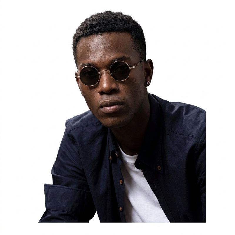 Prescription Sunglasses｜Retro Round Metal, Multiple Frame & Lens Color Options