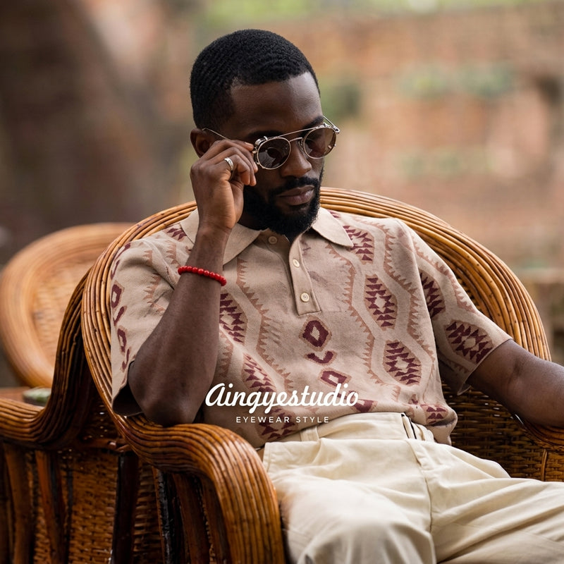 Prescription Sunglasses | Retro Dual-Layer Flip-Up Shades