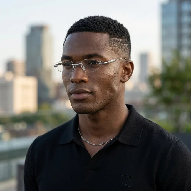 Prescription Glasses |Rimless Titanium Design Frame