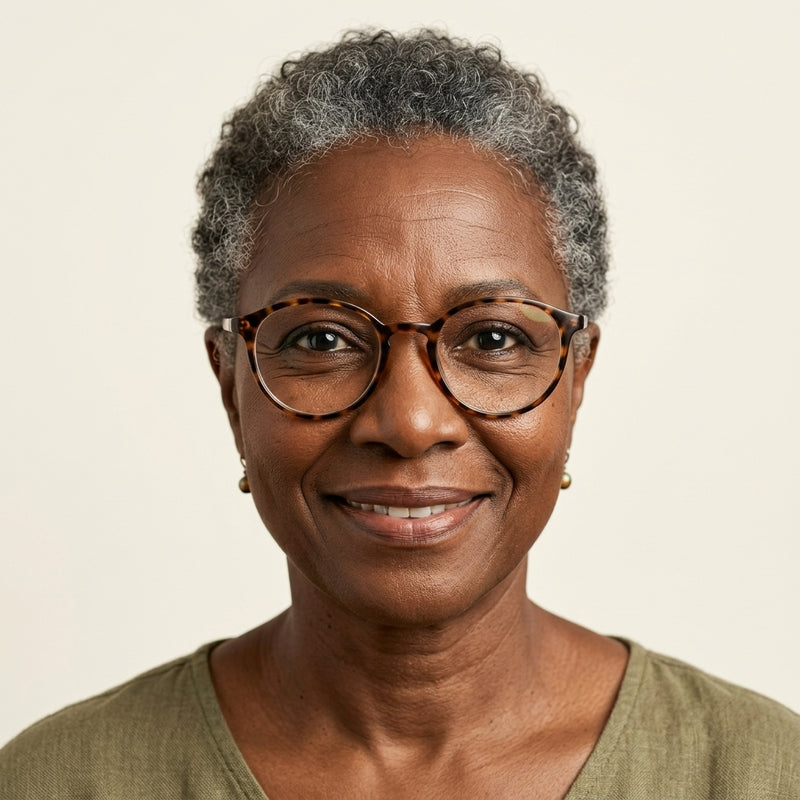 Prescription Reading Glasses, Ultra Light Round Optical Frame