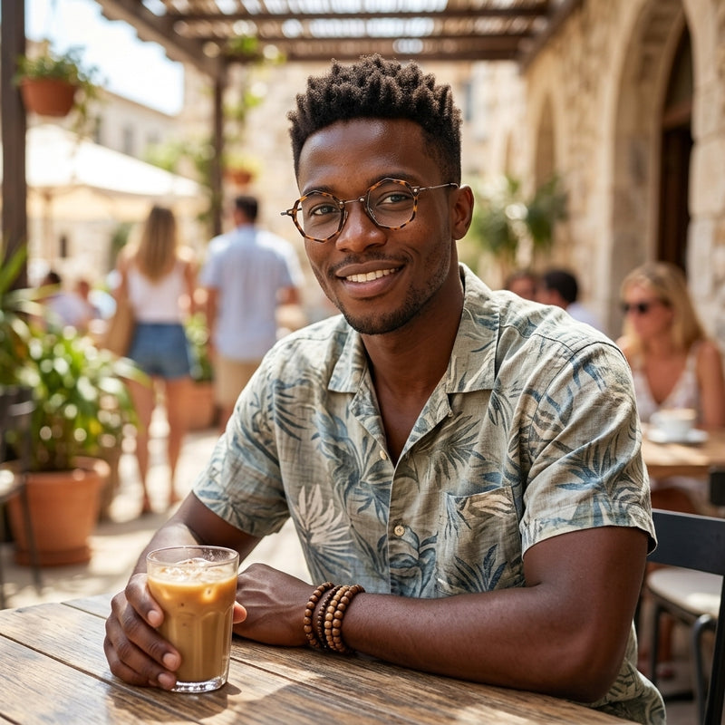 Prescription Glasses | Geometric Hexagonal β-Titanium Optical Frames