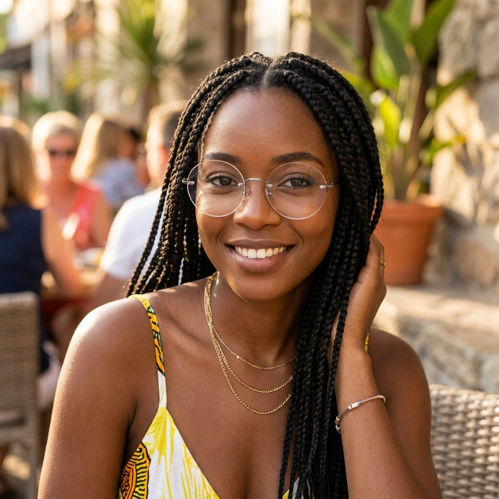 Prescription Glasses | Vintage Rimless Round Optical Frames