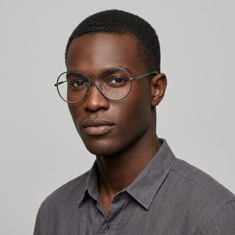 Prescription Glasses | Unique Infinity Eight-Shaped Metal Optical Frames