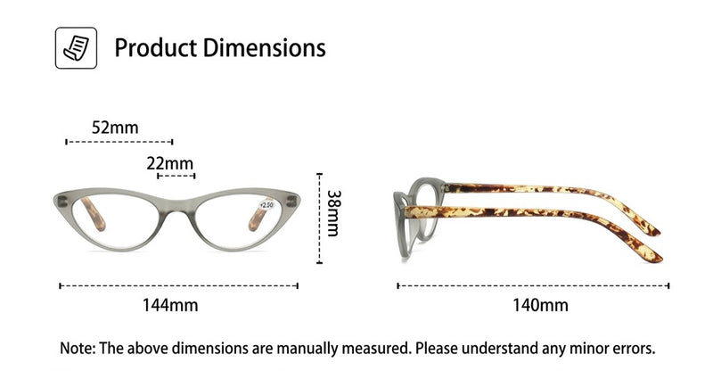 Prescription Reading Glasses | Vintage Cat Eye Presbyopia Eyeglasses