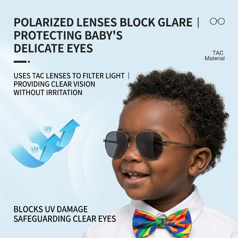 Kids Sunglasses | Lightweight Metal Frame for 3-12 Years Old