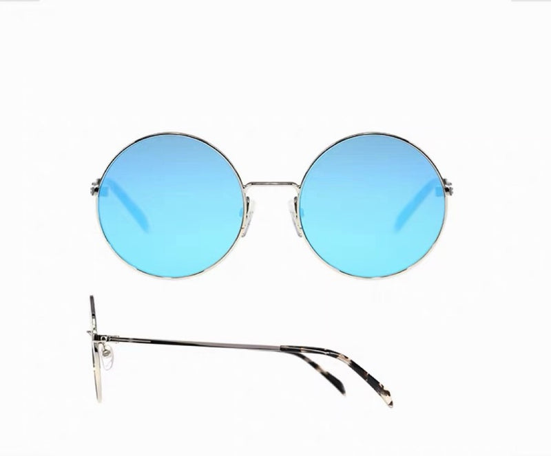 Sunglasses, Vintage Thin Metal Round
