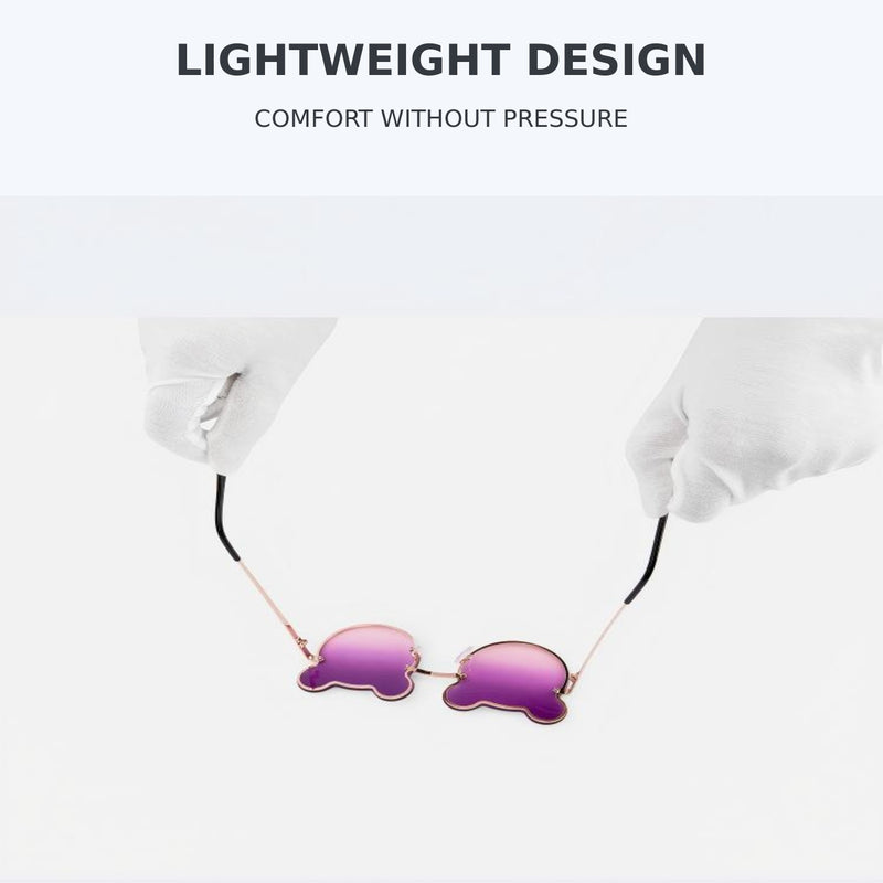 Kids Sunglasses, Lightweight UV400 Fashion Protective Frame