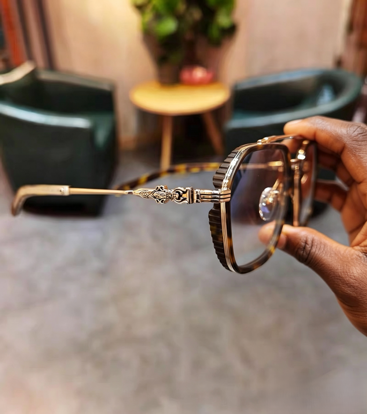Prescription Glasses, Double Bridge Square Optical Frames