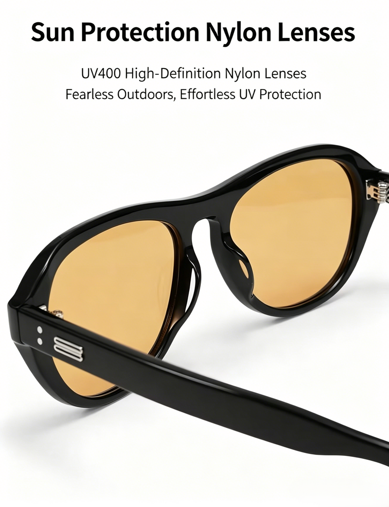 Prescription Sunglasses | Vintage Avant-Garde Acetate Oval