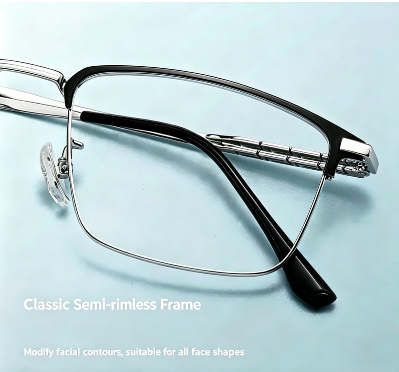 Progressive Multifocal Prescription Reading Glasses for Distance, Intermediate & Near Vision