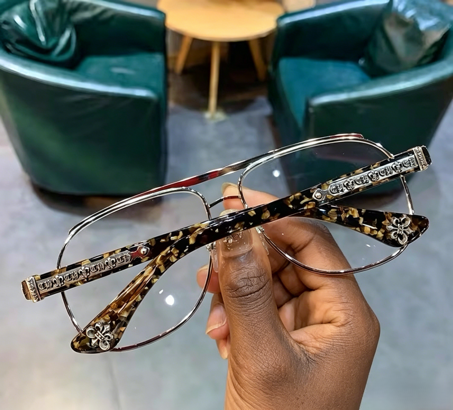 Prescription Glasses, Double Bridge Aviator Optical Frames