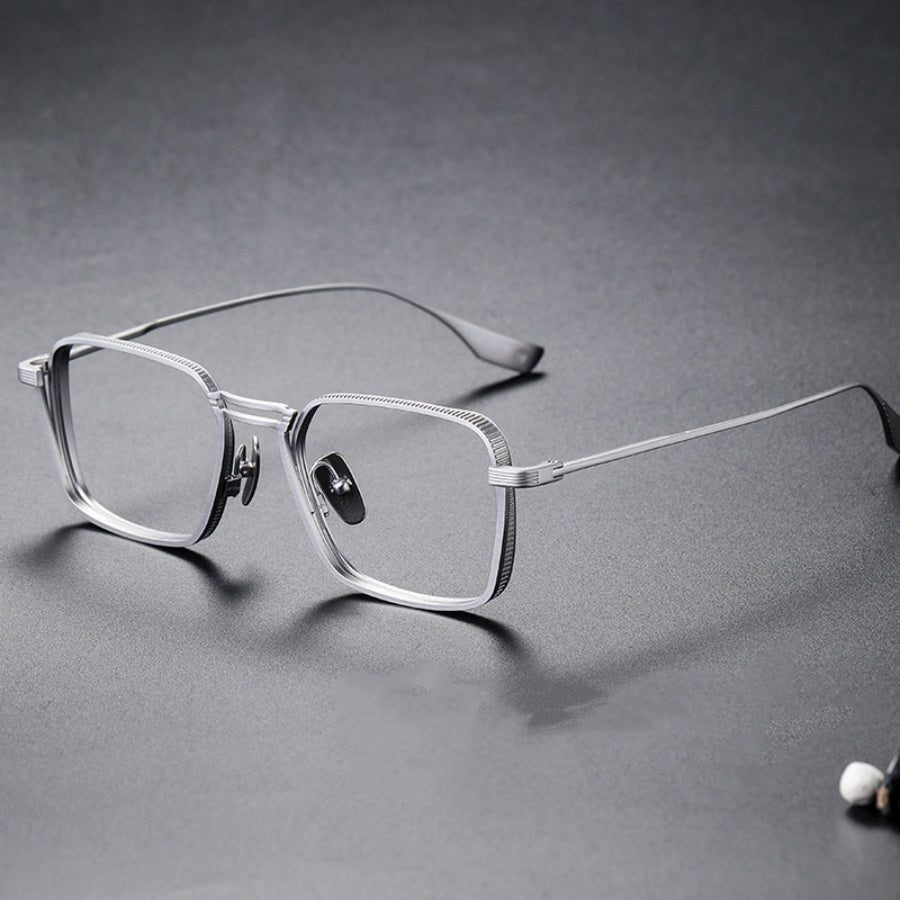 Photochromic Square Glasses | Lightweight Titanium Frame | Unisex Eyewear