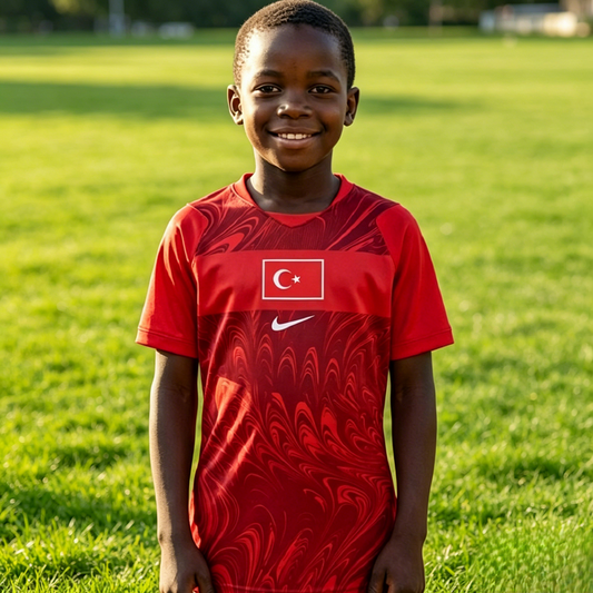 Turkey 2026 New Official Kids Home Football Jersey Sets