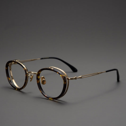 Prescription Glasses | Vintage Round Titanium Frame