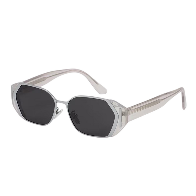 Prescription Sunglasses, Retro Hexagon Two-Tone Frames