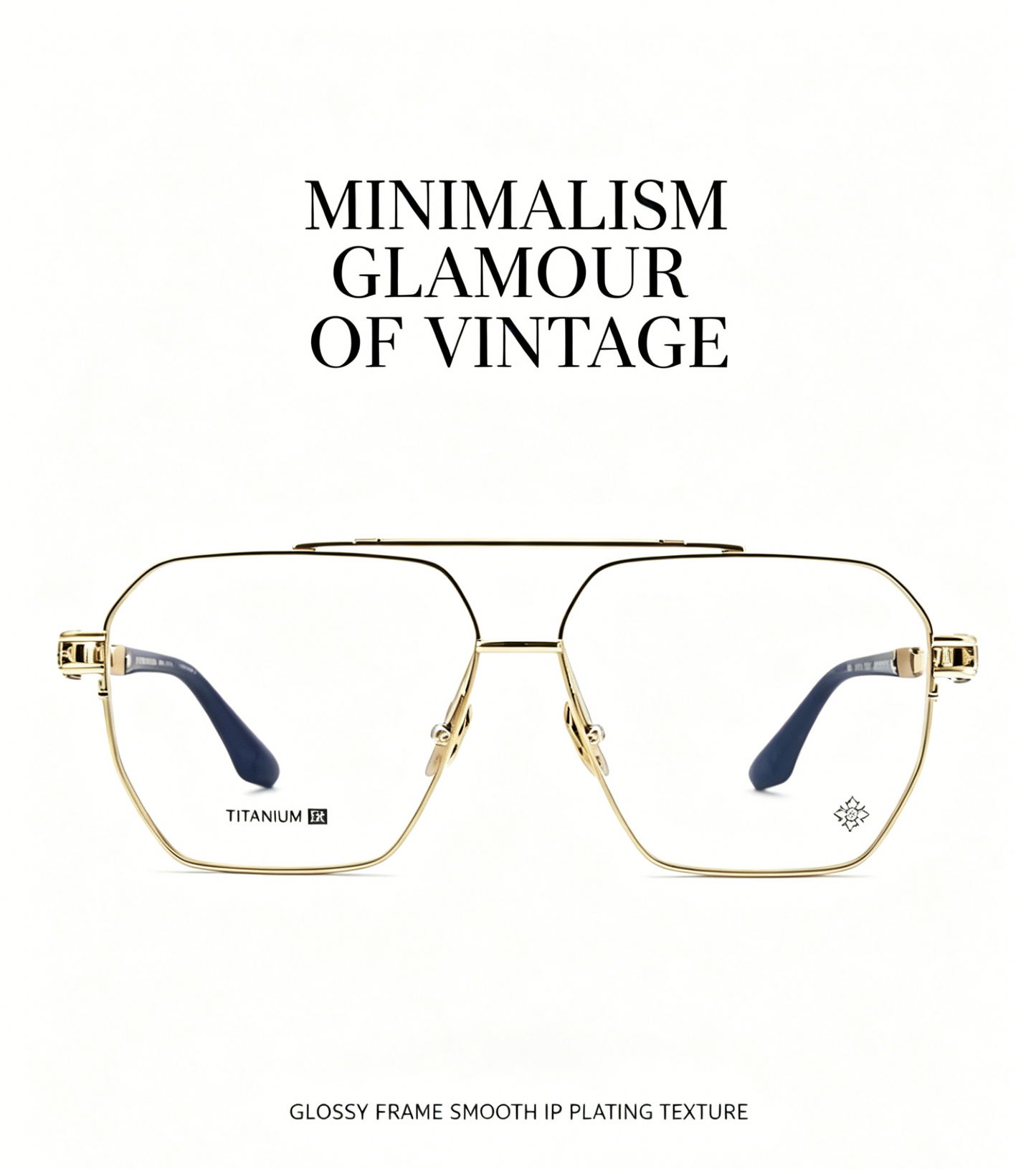 Prescription glasses | Titanium Lightweight Large glass Frames