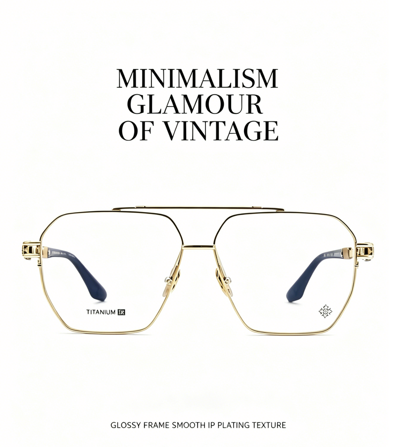 Prescription glasses | Titanium Lightweight Large glass Frames