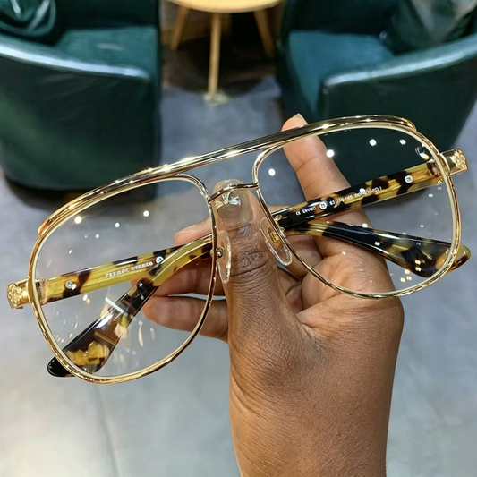 Prescription Glasses, Double Bridge Aviator Optical Frames