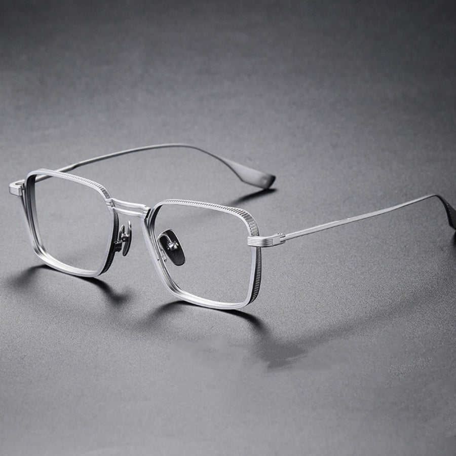 Prescription Eyeglasses | Lightweight Titanium Square Frame