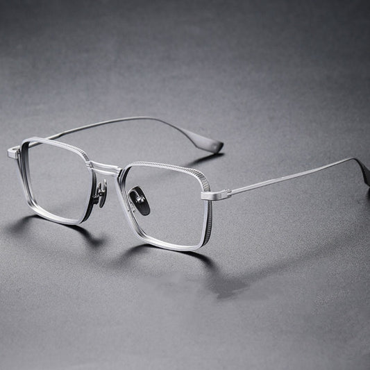 Prescription Eyeglasses | Lightweight Titanium Square Frame