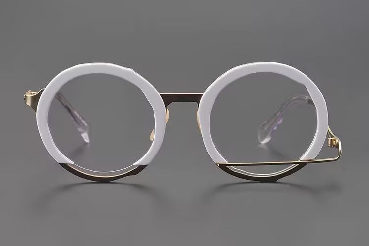Prescription Glasses | Retro Double Layer Round Optical Frames