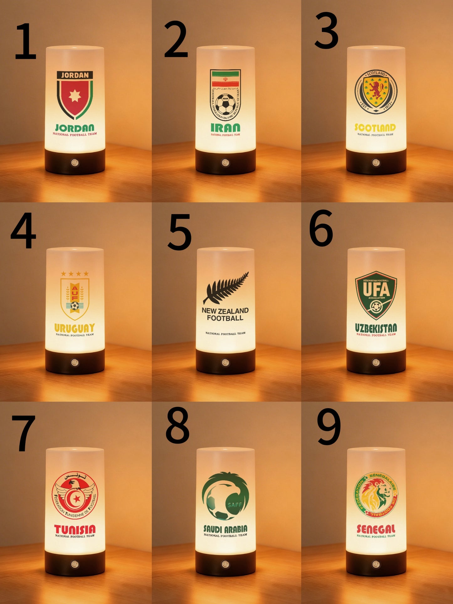 LED Touch Night Light, 50 Designs Optional, 2 Pack