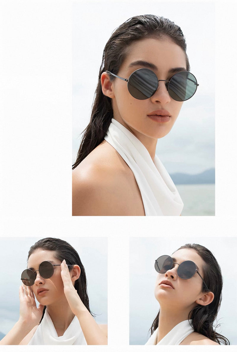 Sunglasses, Vintage Thin Metal Round