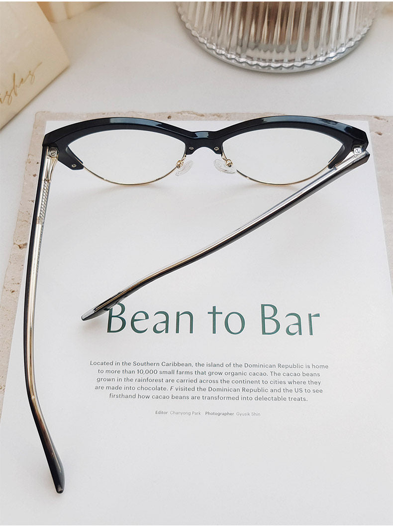 Prescription Women’s Eyeglasses | Browline Cat Eye Elegant Frame