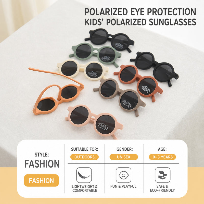 Kids Sunglasses, Polarized UV400 Outdoor Protective Shades