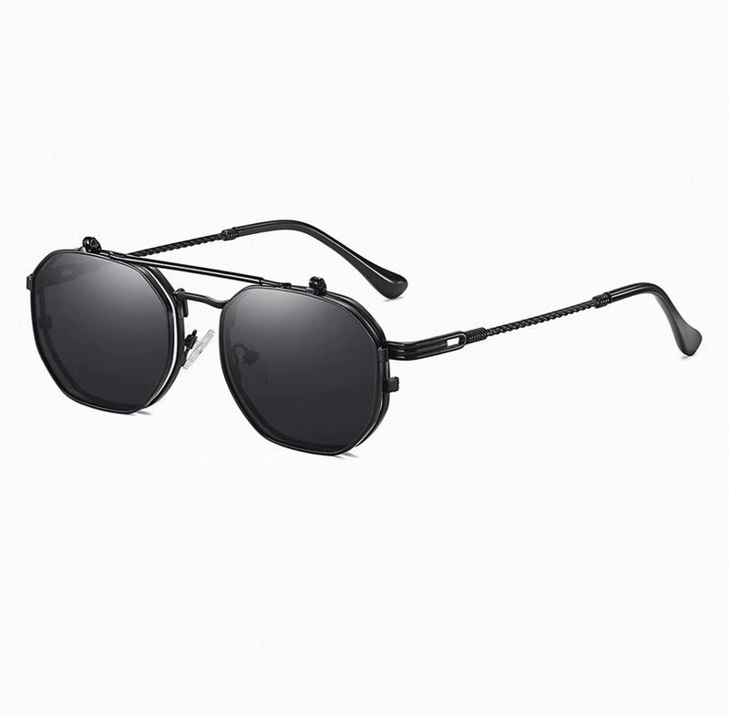 Prescription Sunglasses | Retro Dual-Layer Flip-Up Shades
