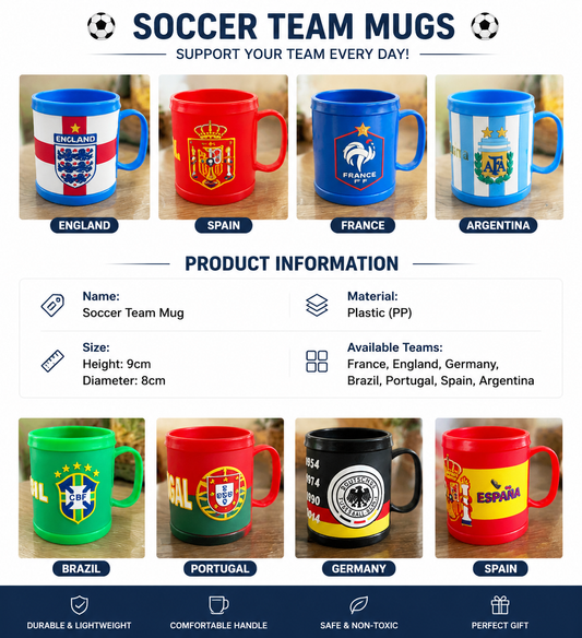 2026 World Cup National Team Ceramic Mug Fan Flag Print Souvenir Cup