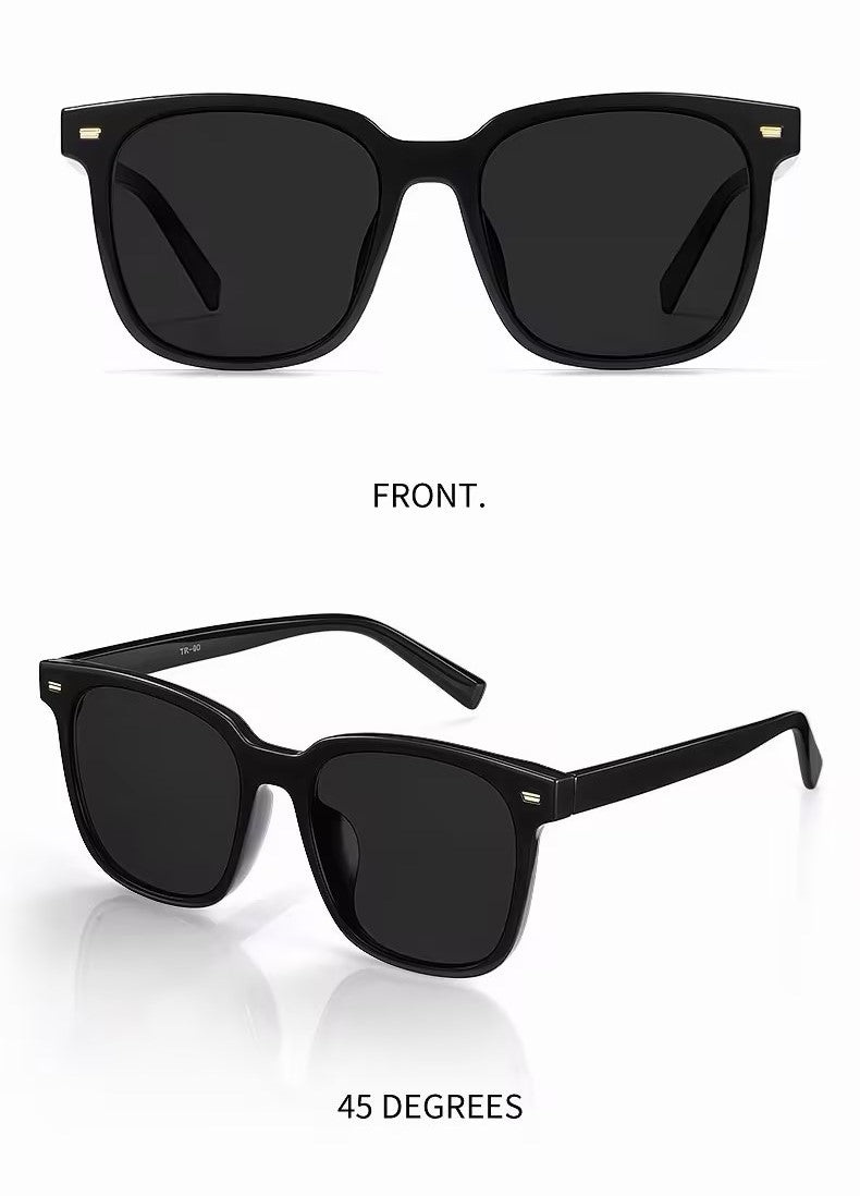 Prescription Sunglasses, Minimalist Square Light TR90 Shades