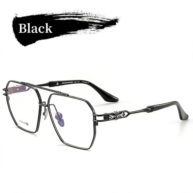 Prescription Men’s Glasses | Vintage Pure Titanium Square Frame