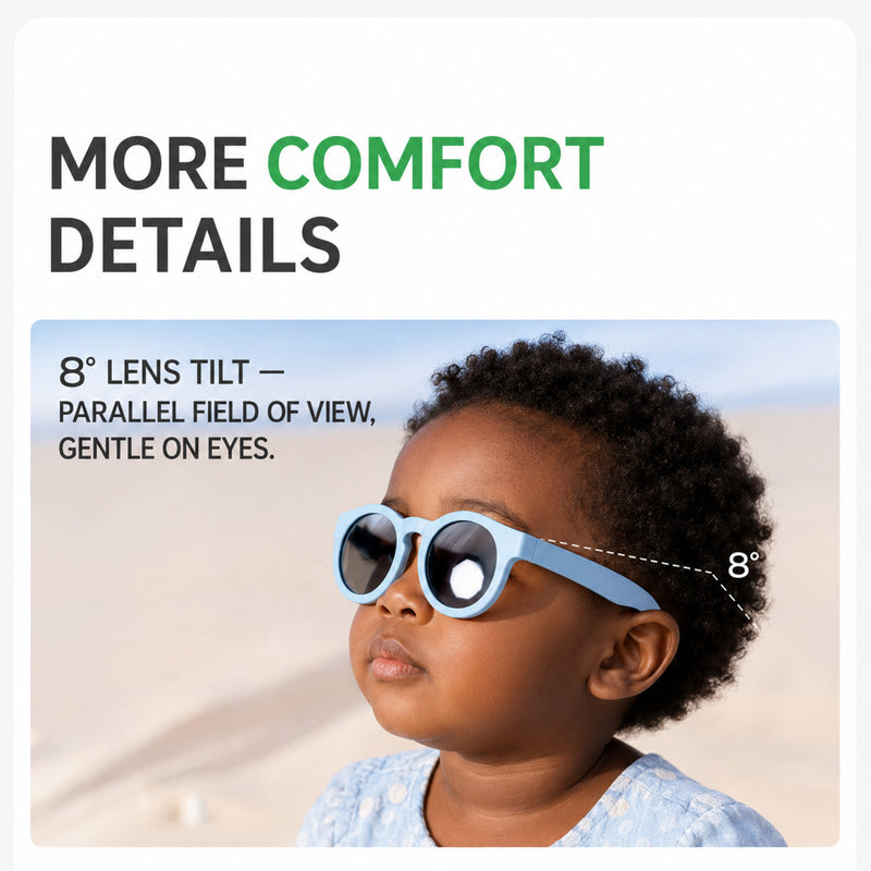 Kids Sunglasses, Photochromic UV400 Soft Protective Frame